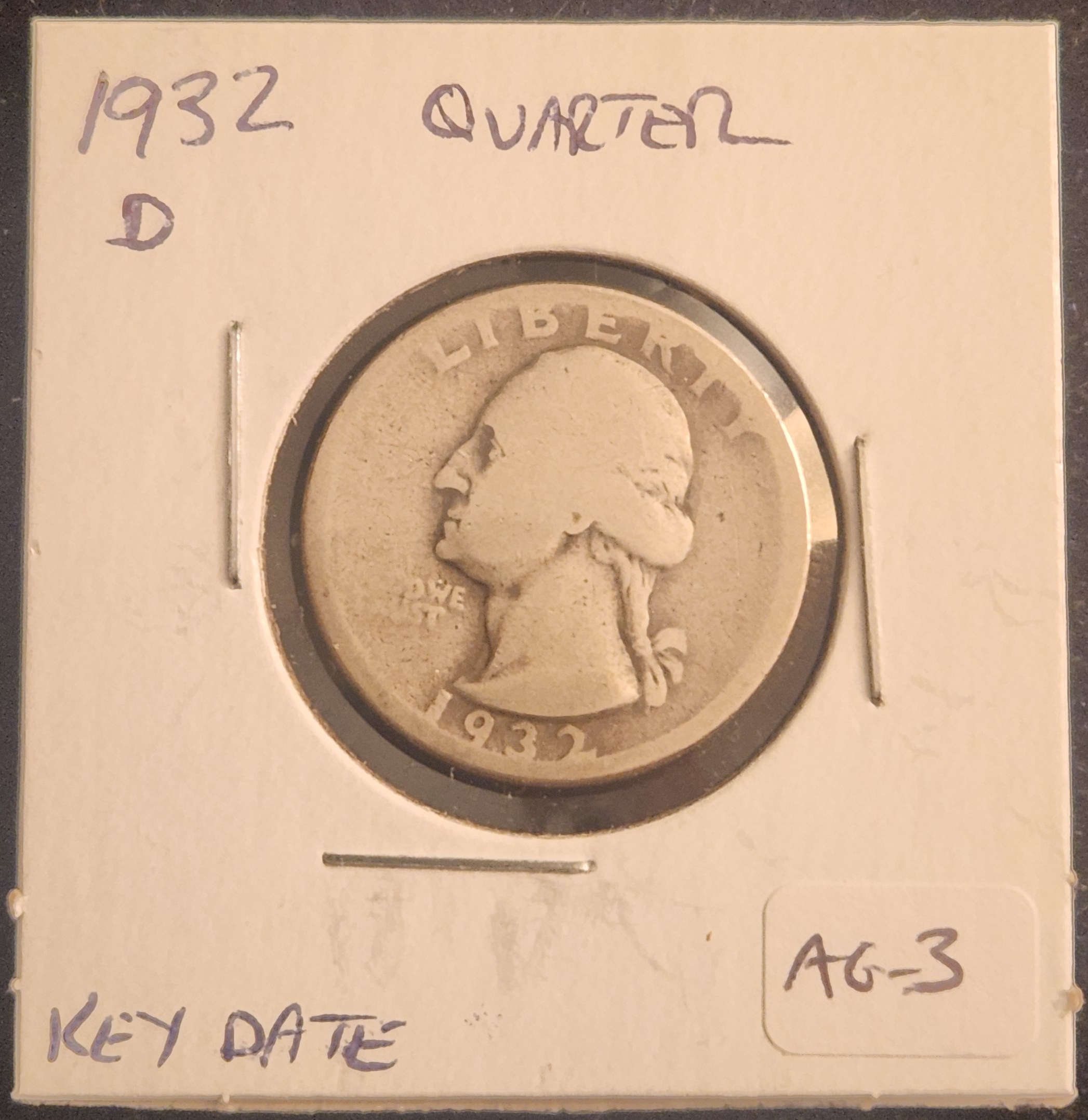 1932D Washington - Silver Quarter