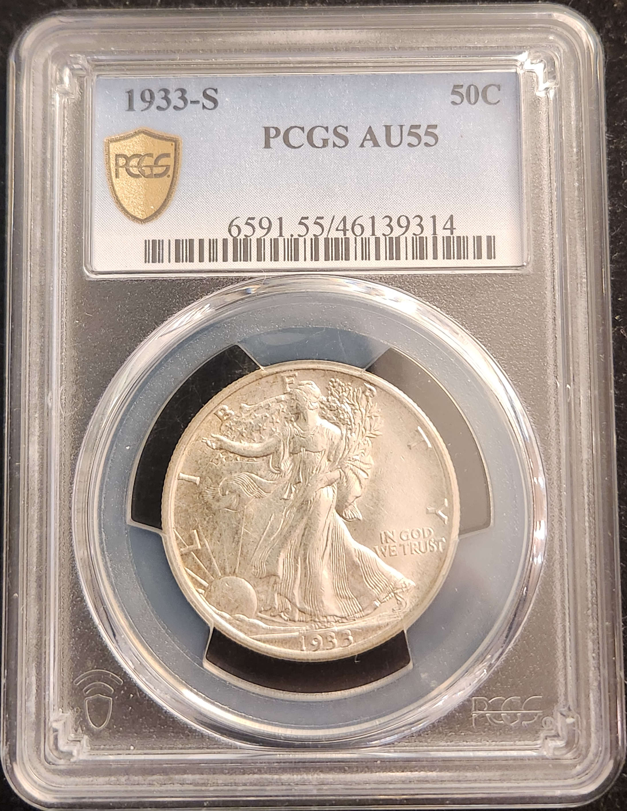 1933S Walking Liberty Half Dollar