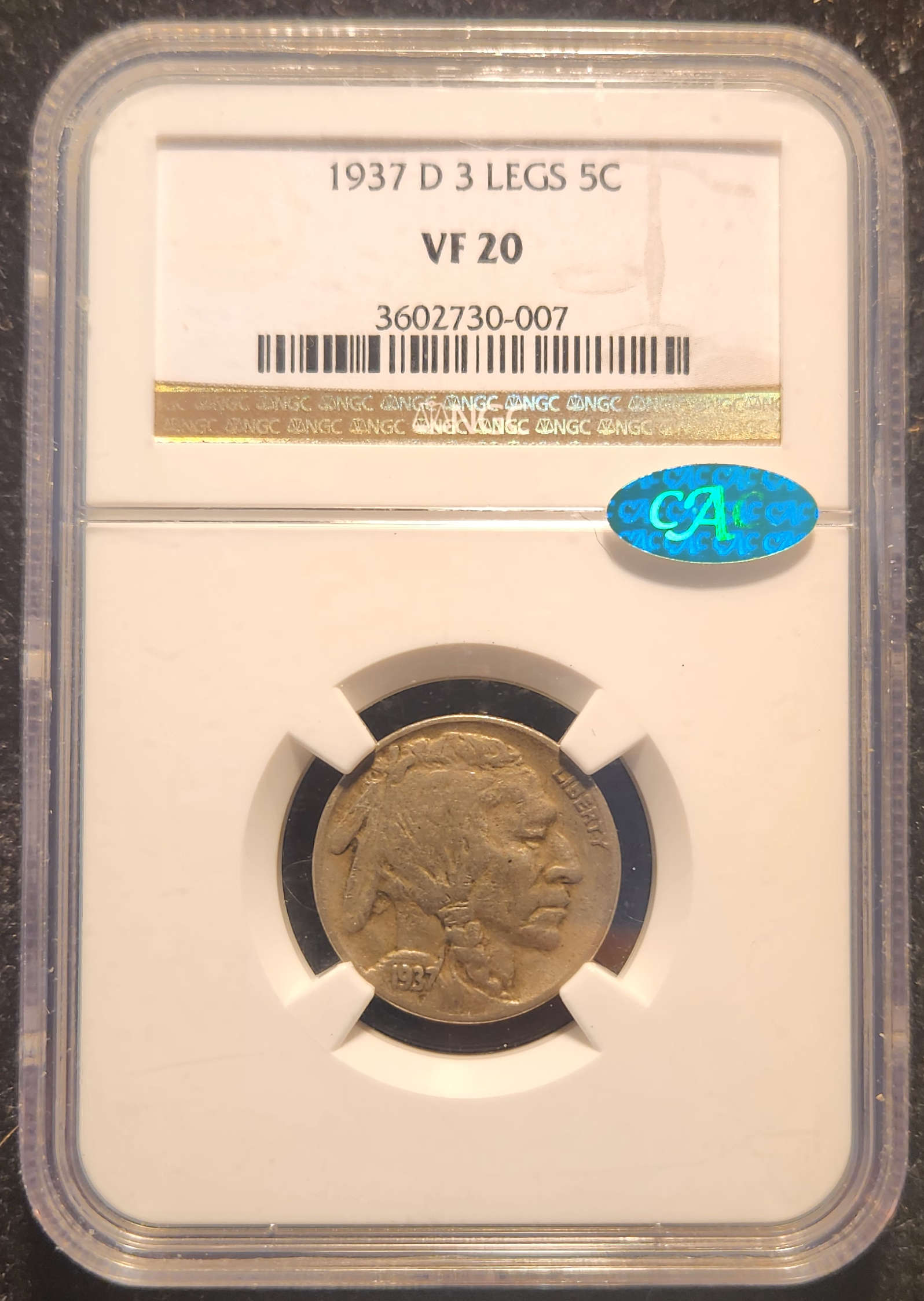 1937D Buffalo Nickel