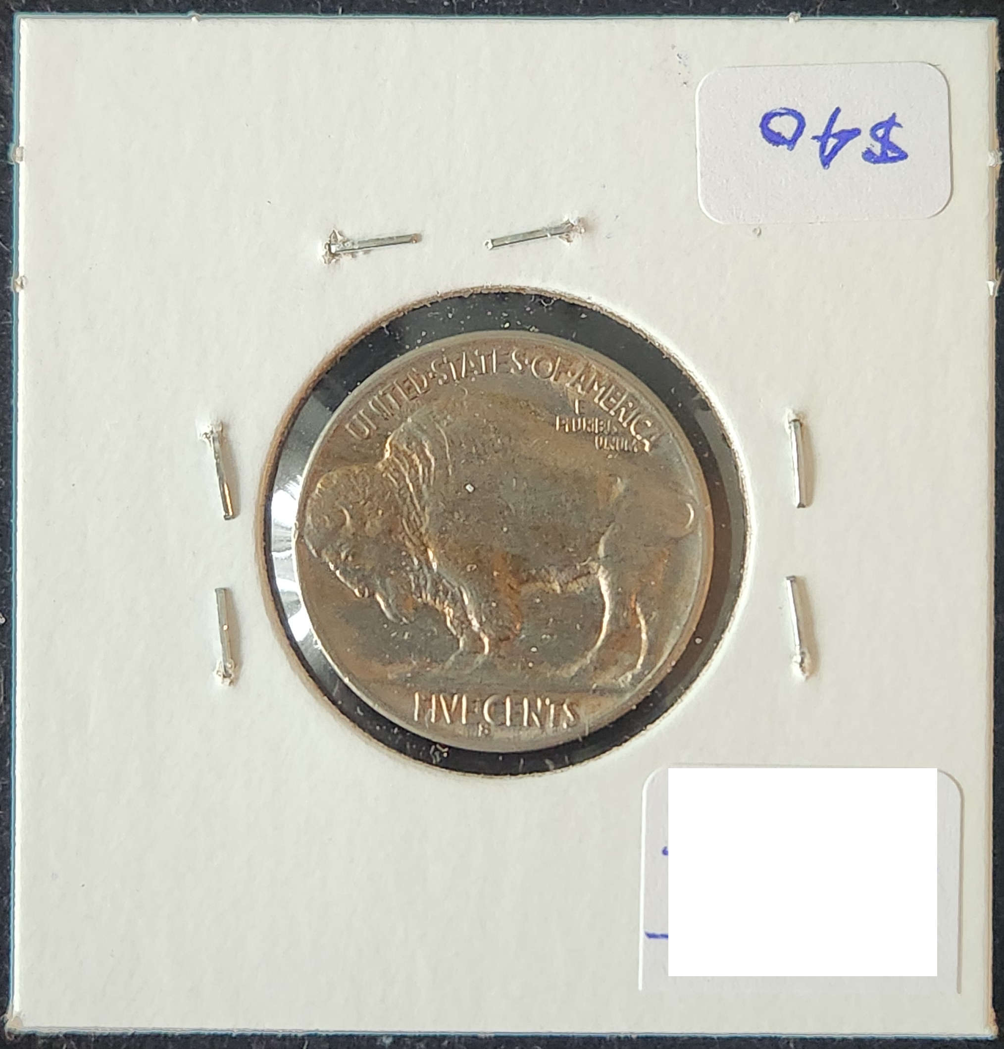 1937S Buffalo Nickel