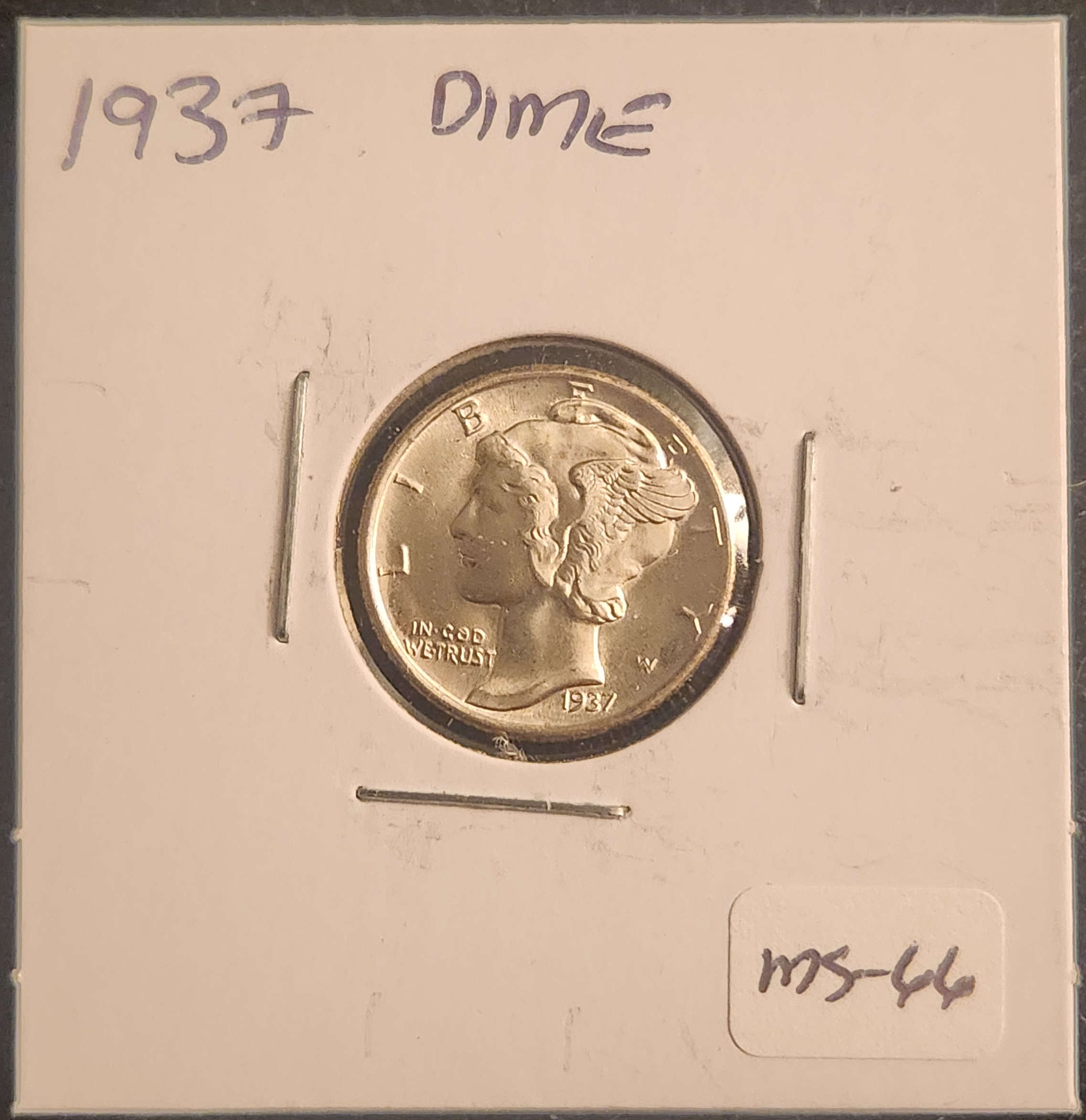 1937 Mercury Dime