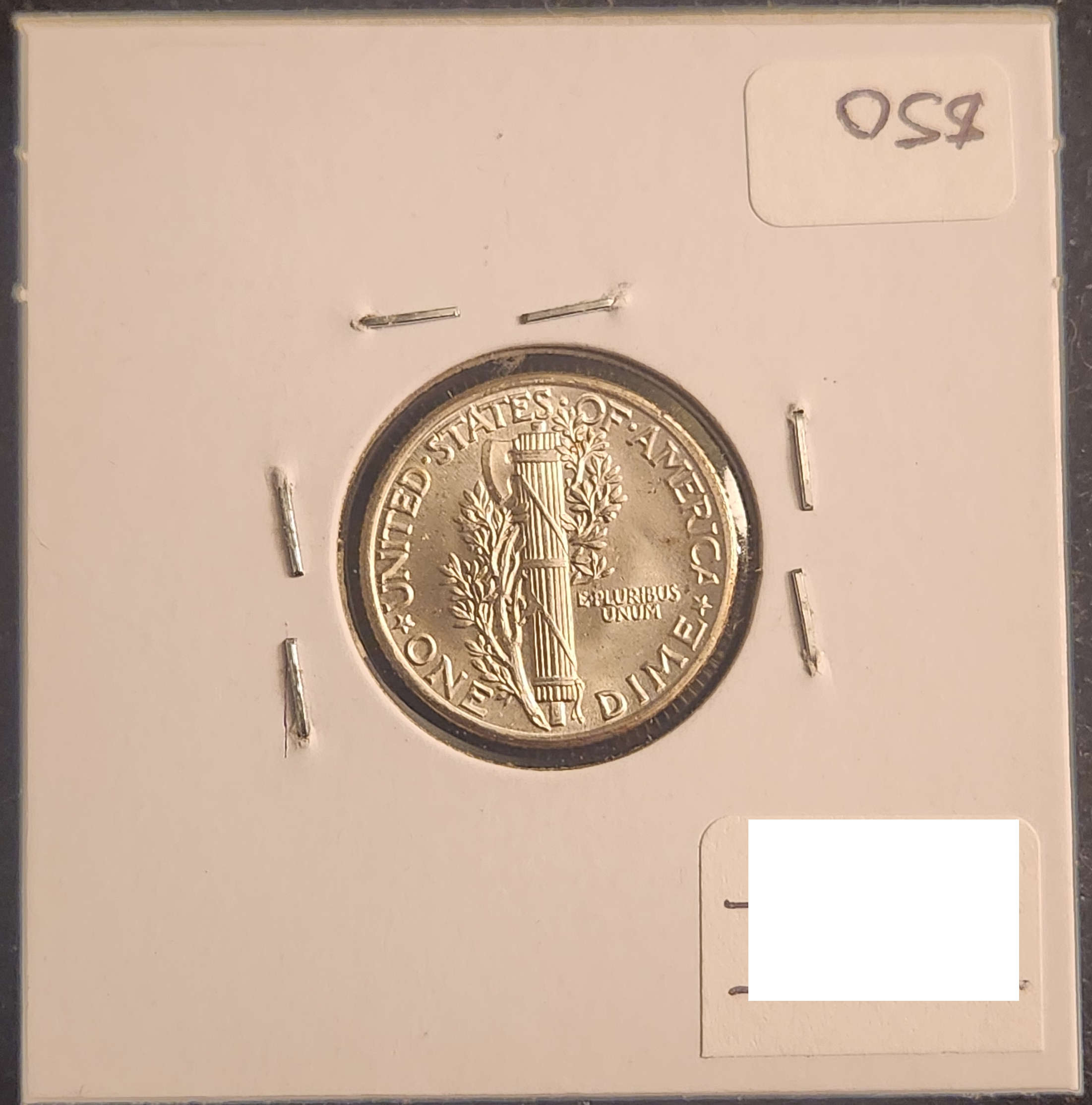 1937 Mercury Dime