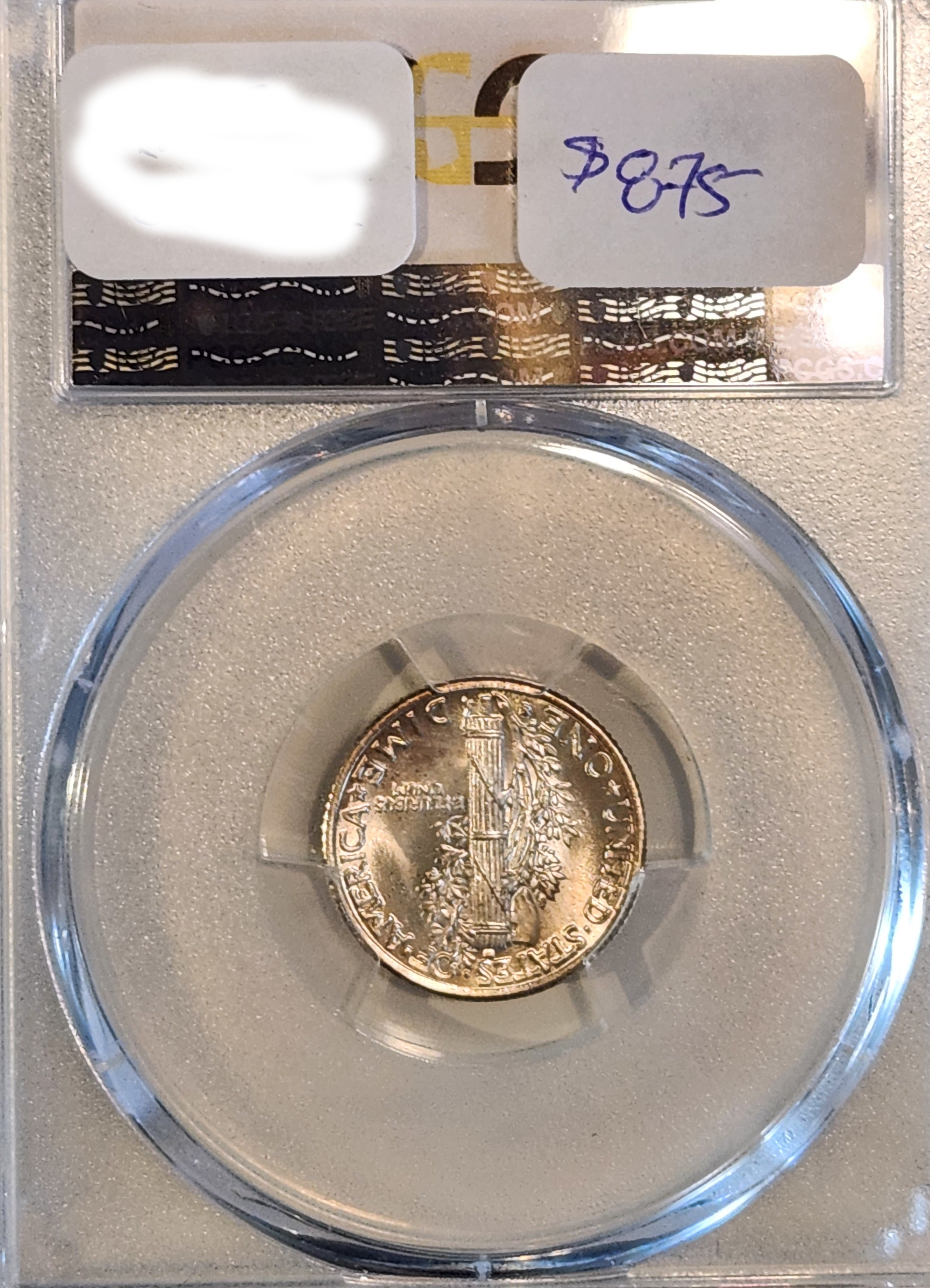 1938S Mercury Dime