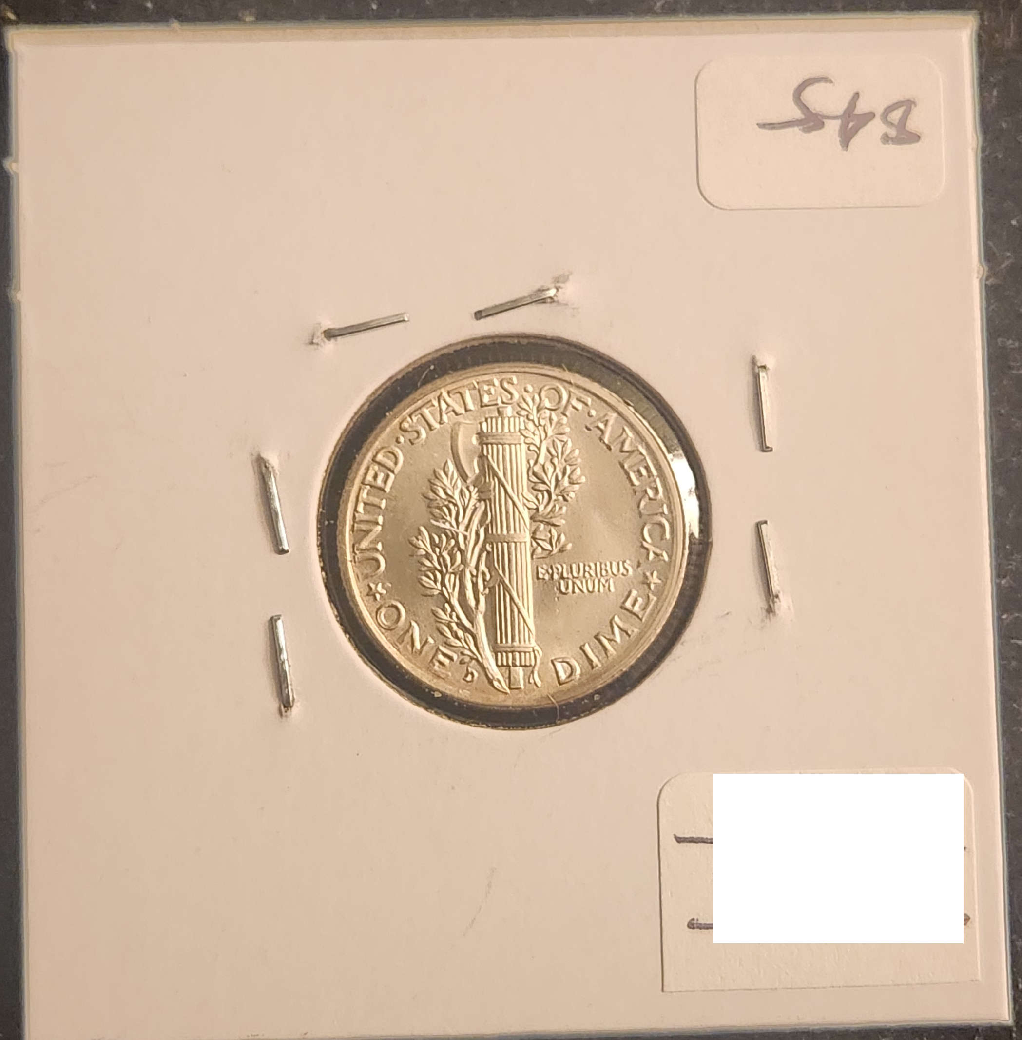 1939D Mercury Dime
