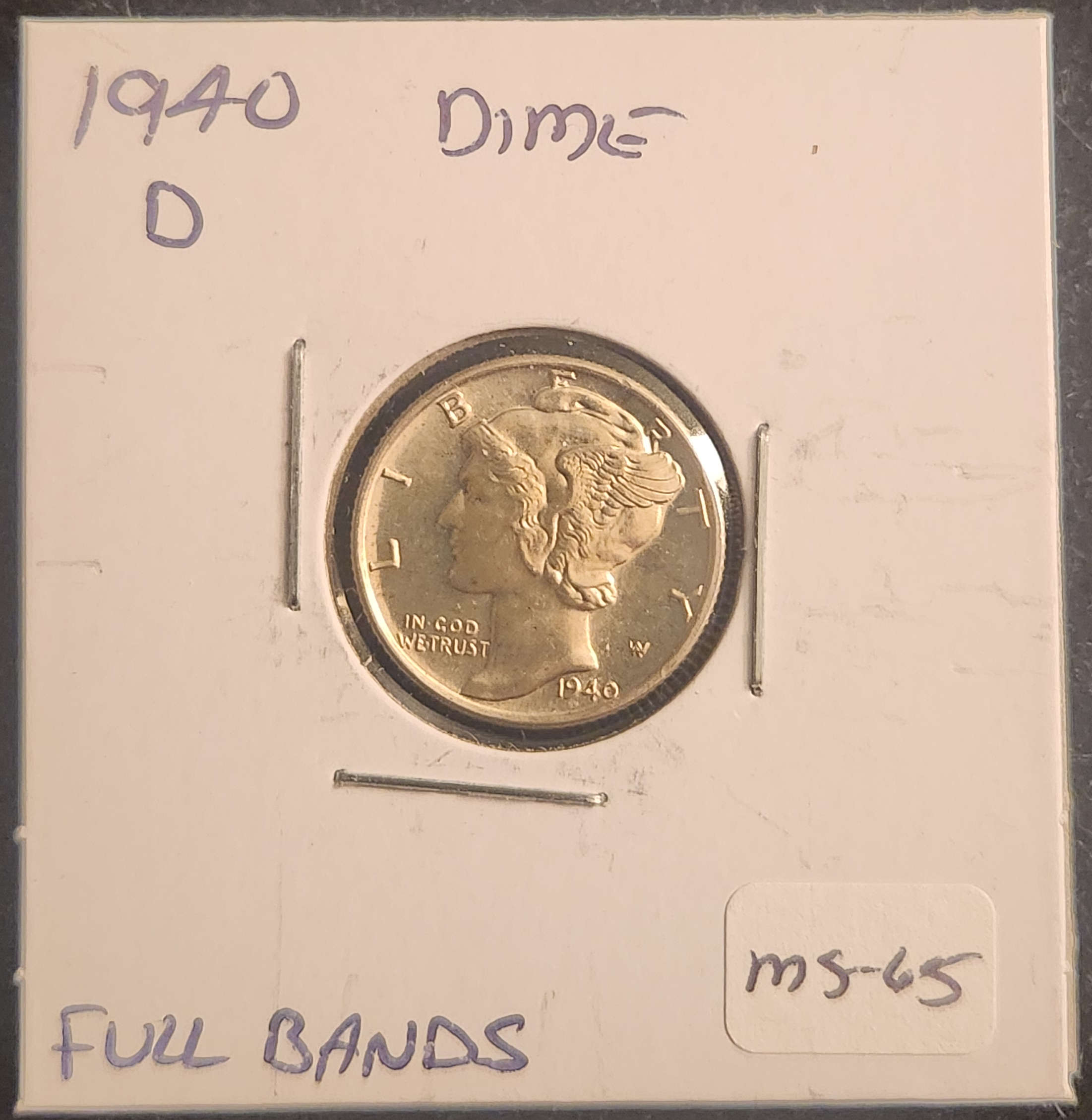 1940D Mercury Dime