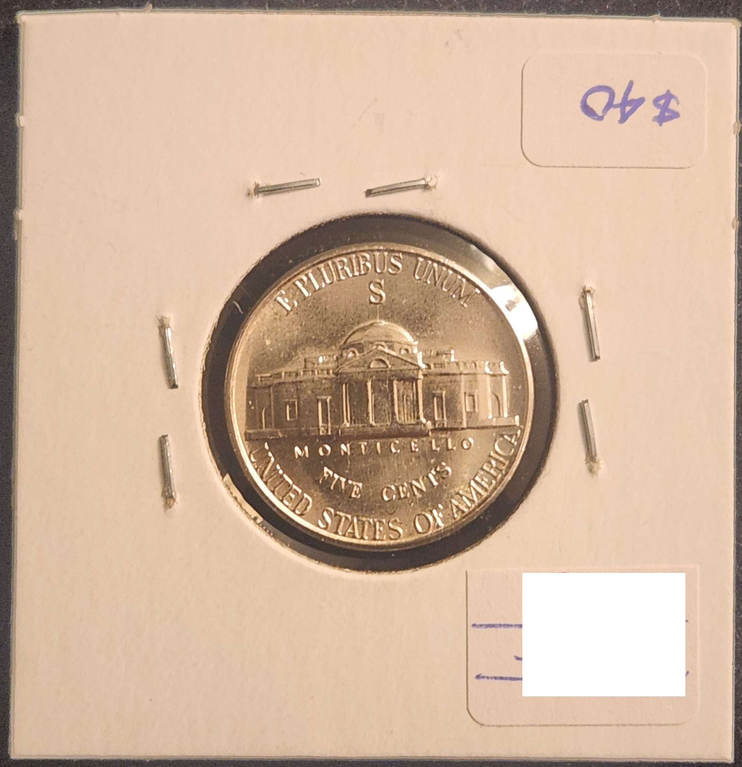 1942S Jefferson Nickel