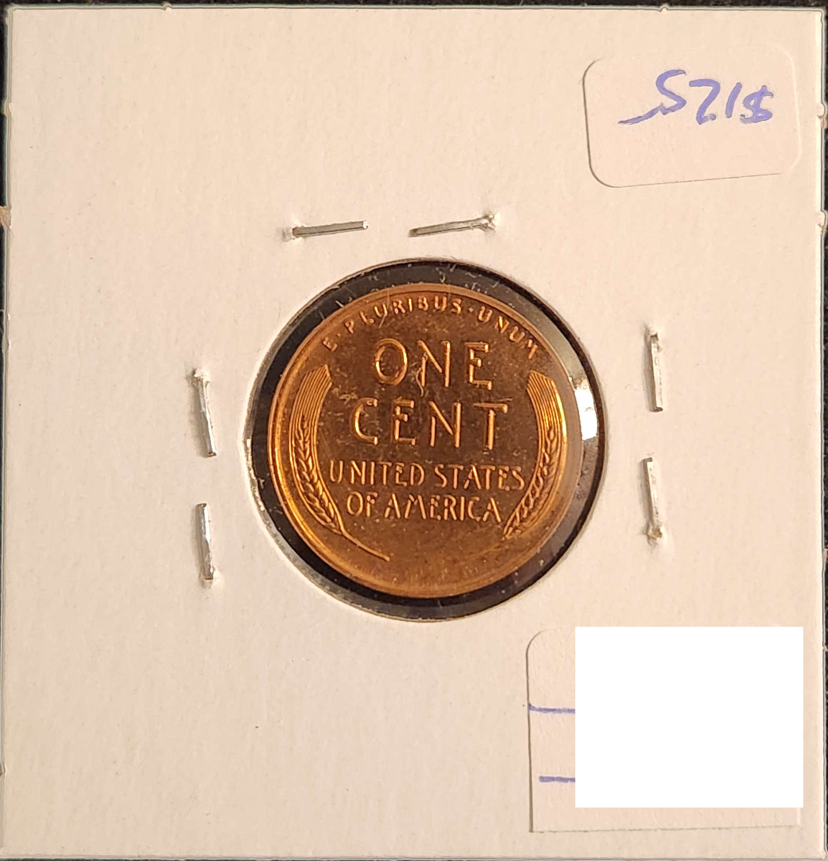 1942B Lincoln Wheat Cent