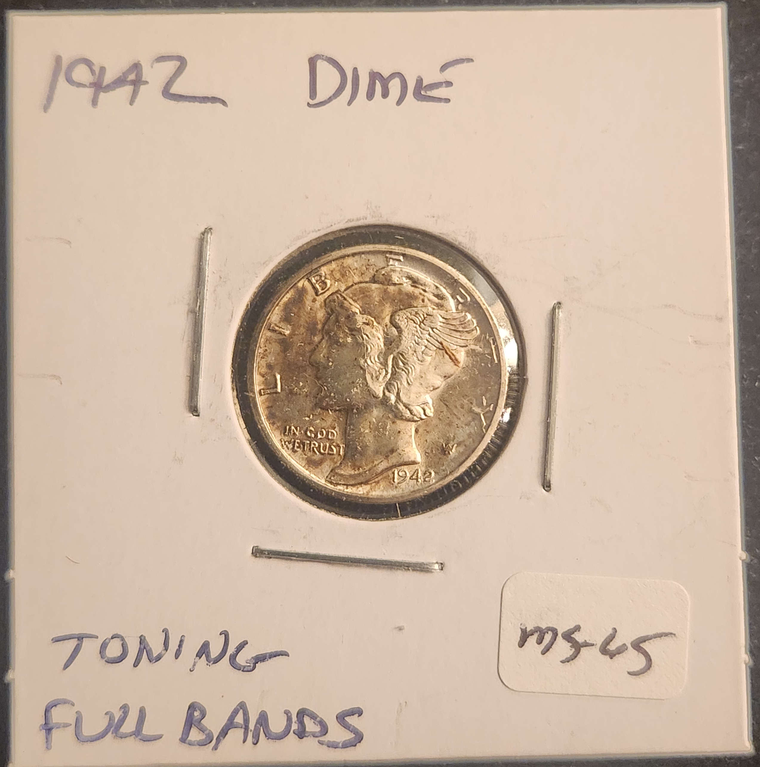 1942 Mercury Dime
