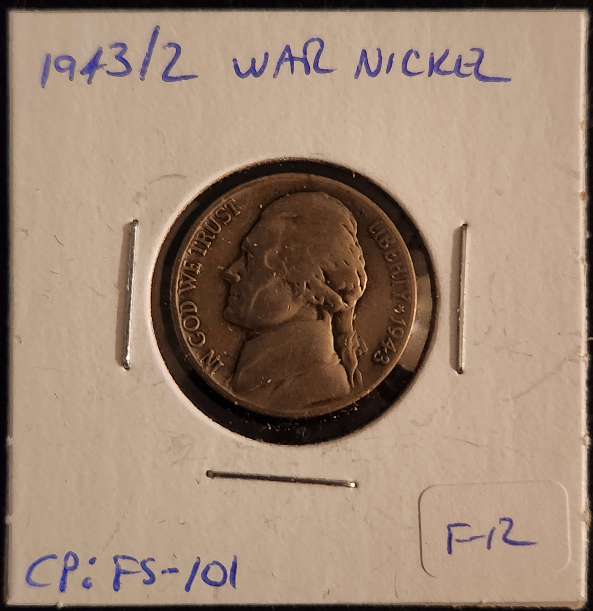 1943P Jefferson Nickel