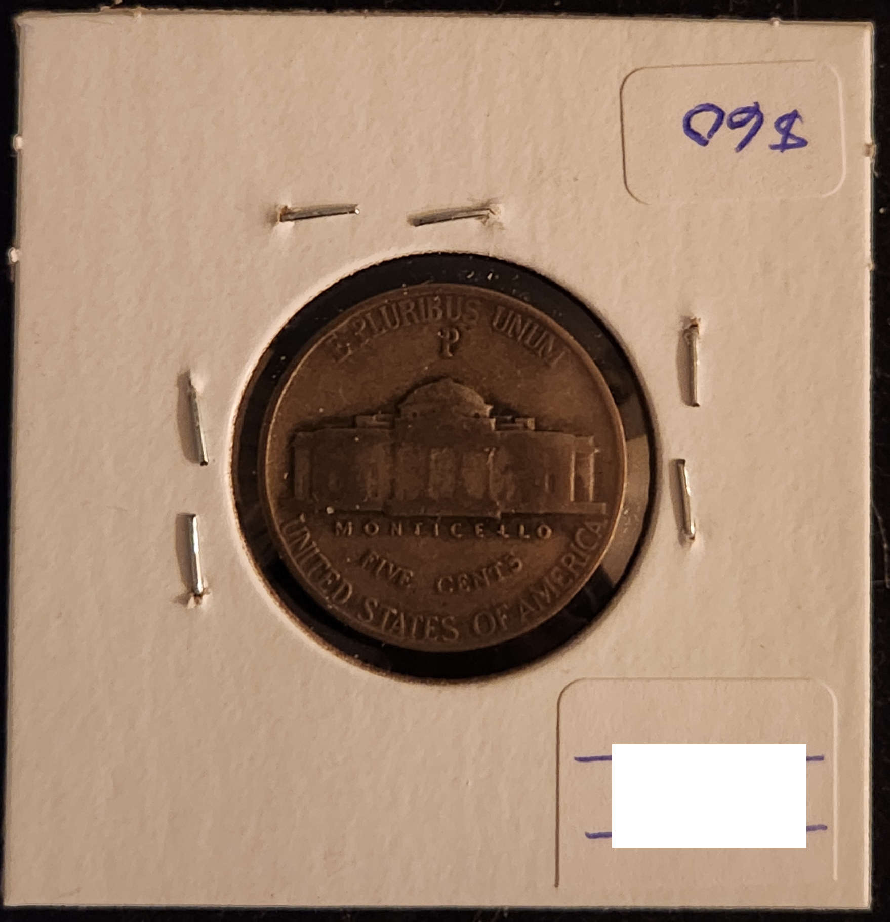 1943P Jefferson Nickel