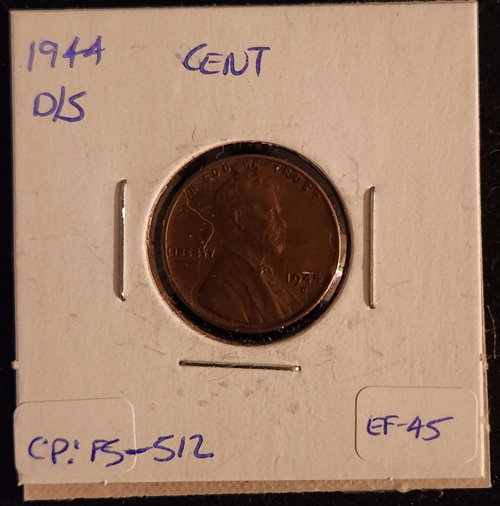 1944D Lincoln Wheat Cent