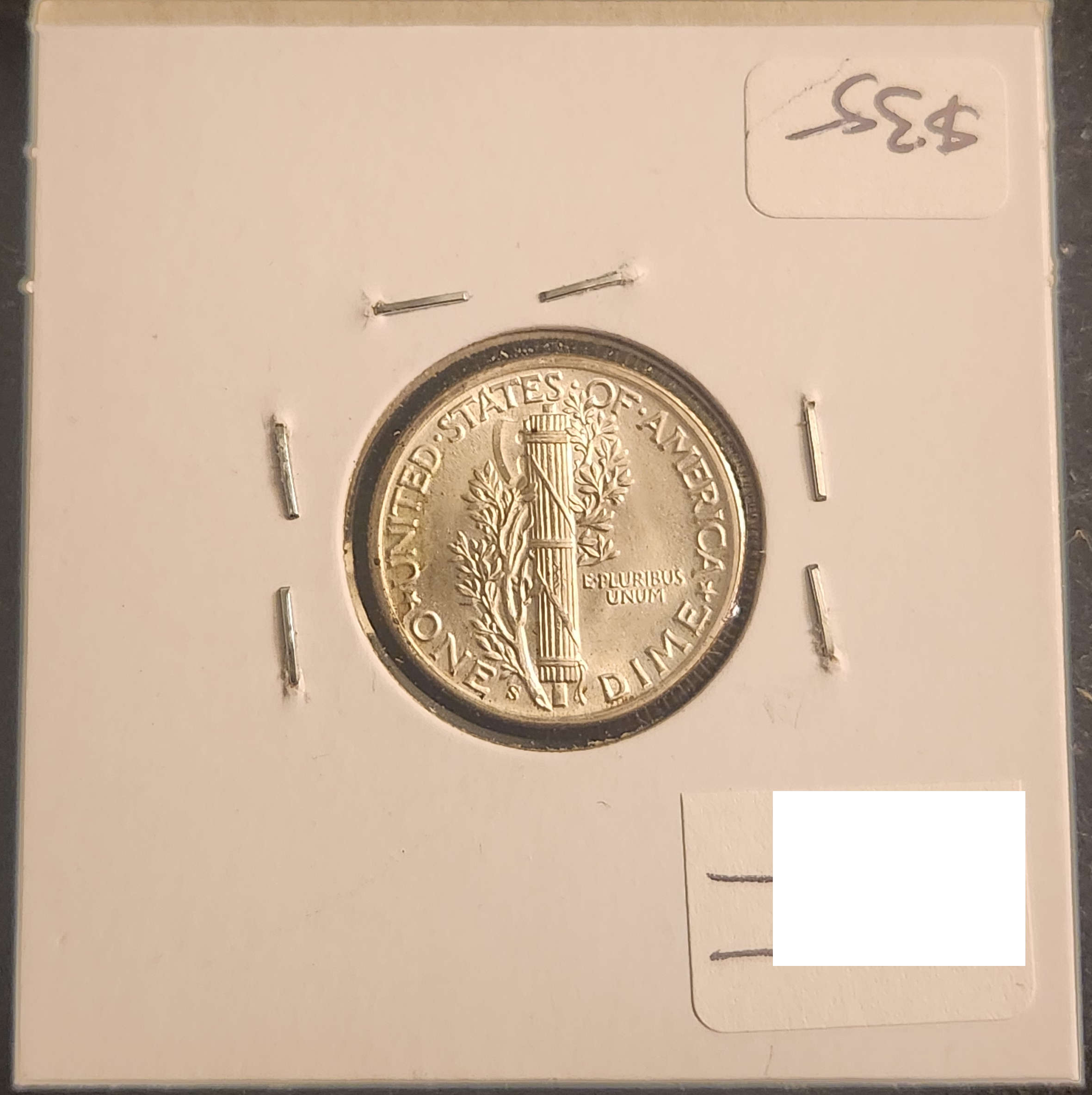 1944S Mercury Dime
