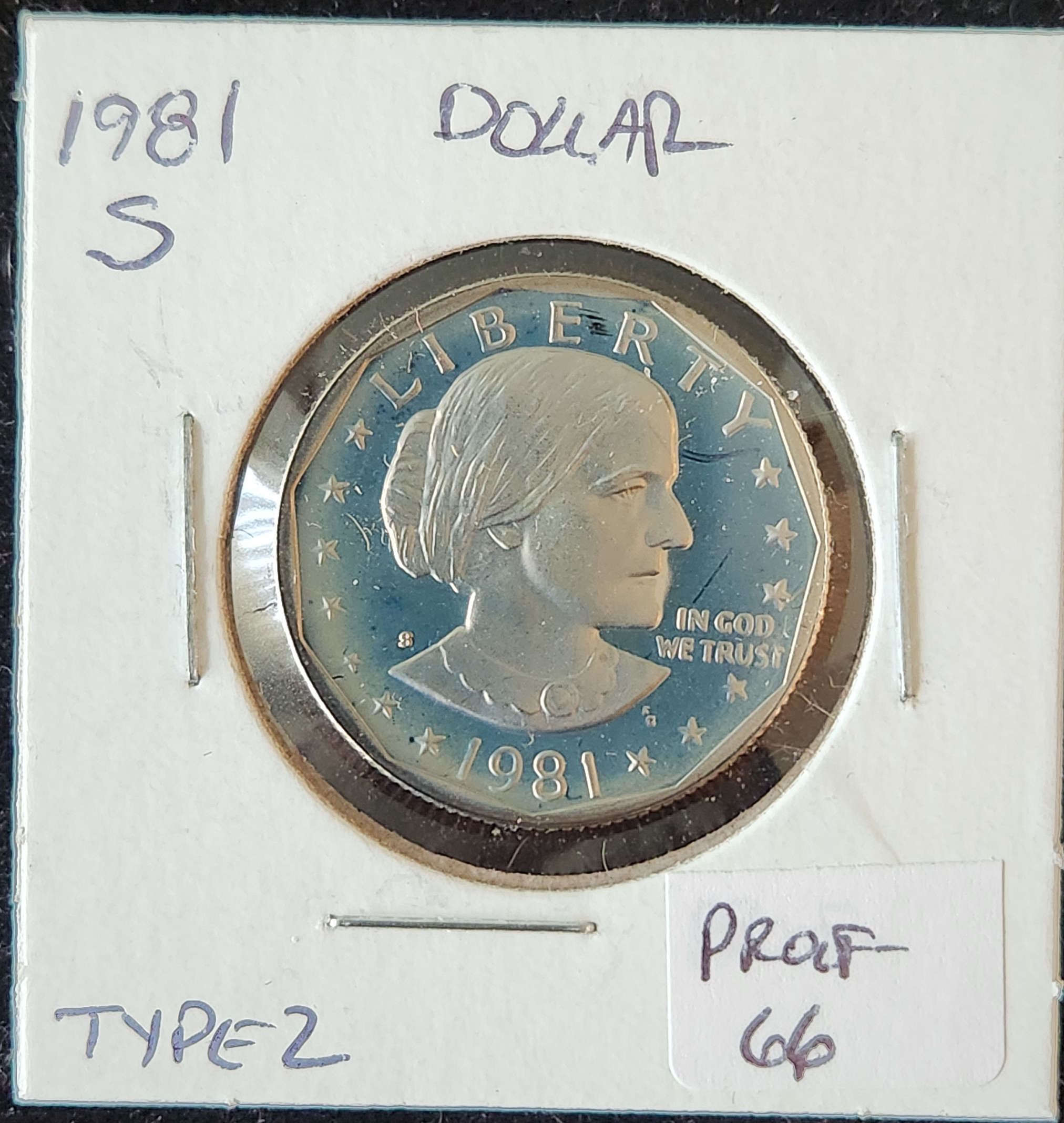 1981S Susan B. Anthony Dollar