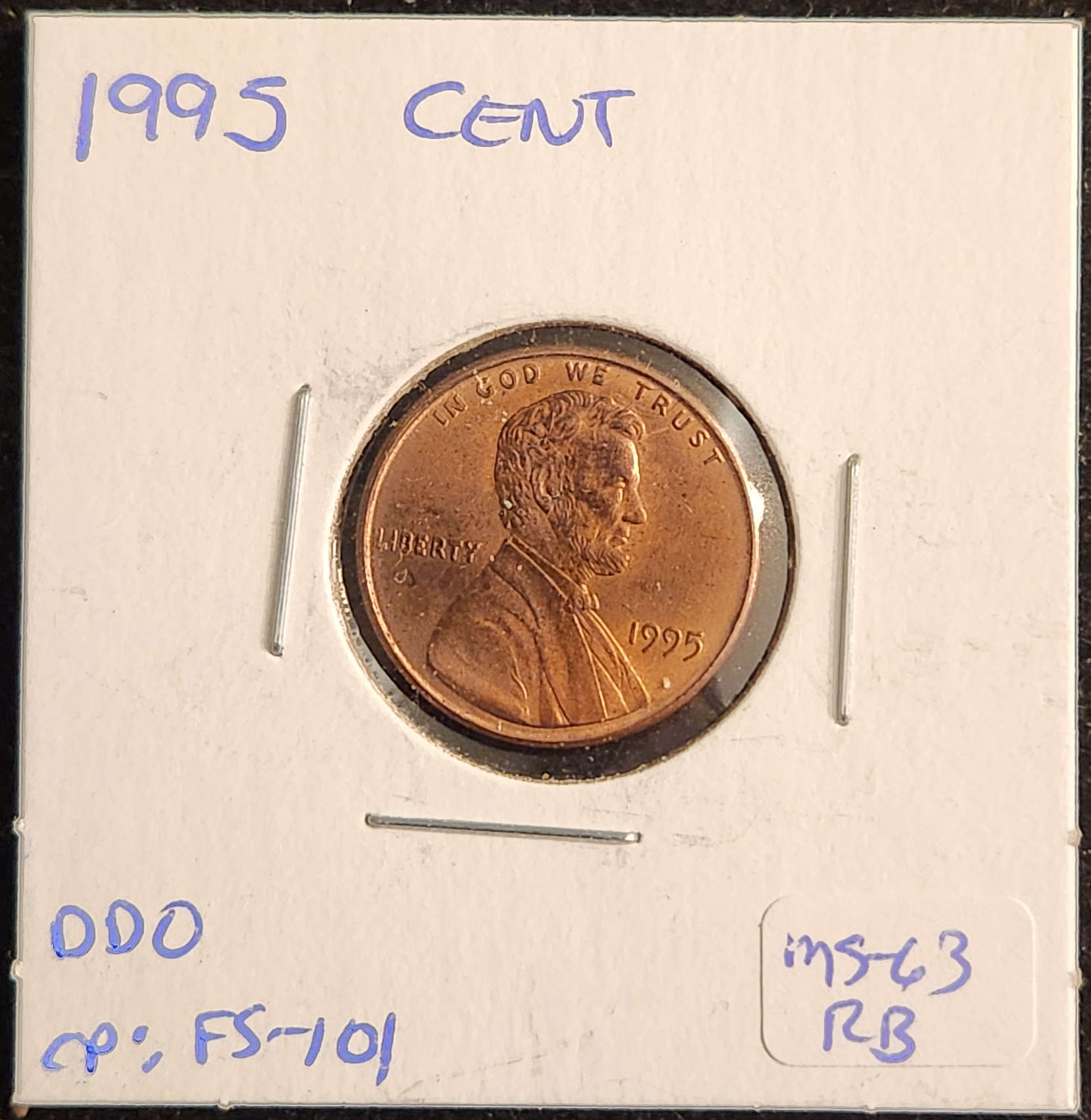 1995 Lincoln Memorial Cent