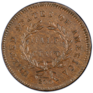 Half Cent Reverse